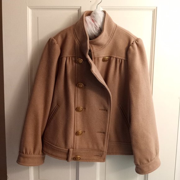 Anthropologie idra wool swing jacket size 0 - Picture 4 of 6